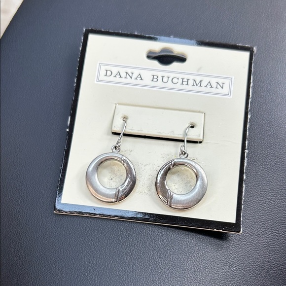 Dana Buchman Jewelry - Dana Buchman Circular Silver Earrings